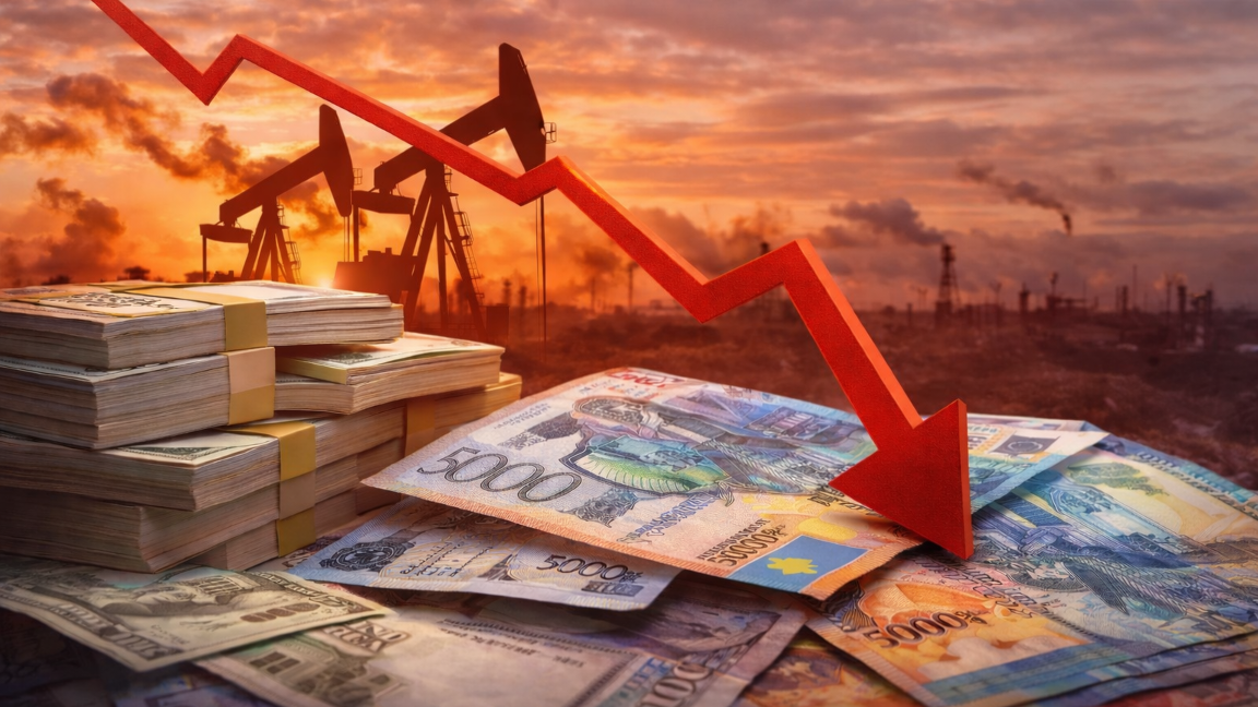Мұнай арзандаса, теңгеге қысым күшейе ме? Сарапшы ел экономикасына төнуі мүмкін тәуекелдерді атады
