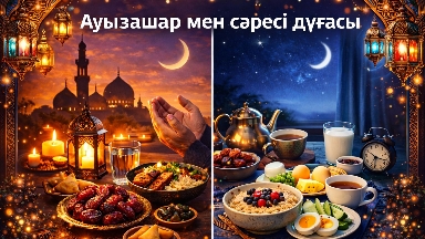 Aýyzashar men sáresi duǵasy: Ramazan aıyndaǵy rýhanı tirek