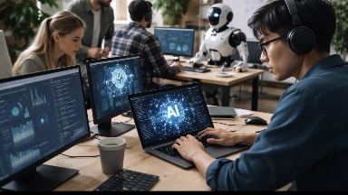 Бизнес жасанды интеллектке бет бұрды: қазақстандық компаниялардың 85 пайызы маман іздеп жатыр