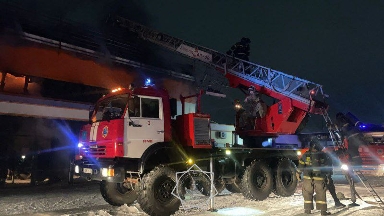 Семейде ойын-сауық орталығы өртеніп жатыр