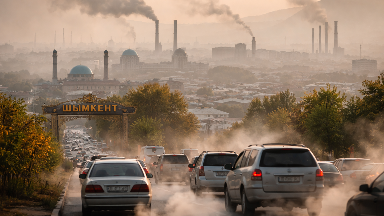 Шымкент ауа ластануы жоғары қалалардың ондығына кірді