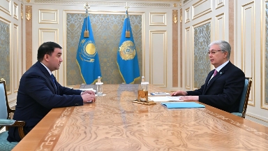 Тоқаев Түркістан облысының әкімі Нұралхан Көшеровті қабылдады