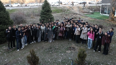 ناۋرىزداعى جاسامپاز قادام: ساتبايەۆ ۋنيۆەرسيتەتىنىڭ ستۋدەنتتەرى ەكولوگيالىق باستامانى جاڭا دەڭگەيگە كوتەردى