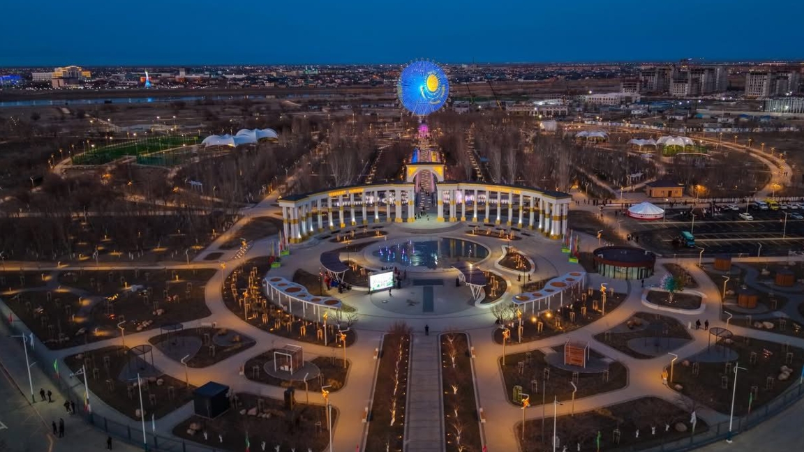 Қызылордада қайта салынған Президент паркі пайдалануға берілді