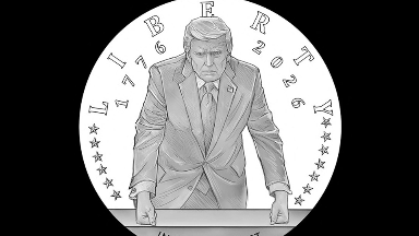 АҚШ-та Дональд Трамп бейнеленген алтын монета шығарылады
