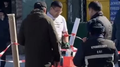 Қарағандыдағы базарда саудегер өзін-өзі өртеп жібермек болды