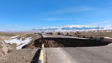 «كەگەن – نارىنقول» اۆتوجولىنىڭ ءبىر بولىگى وپىرىلدى