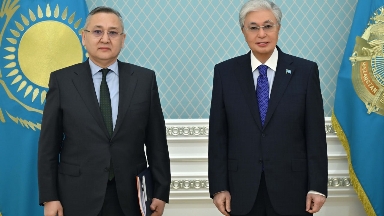 Президент ҰҚШҰ Бас хатшысы Таалатбек Масадыковты қабылдады