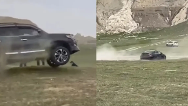 Маңғыстаудағы «Қамалдар аңғарында» дрифт жасағандар тұрғындардың ашуына тиді