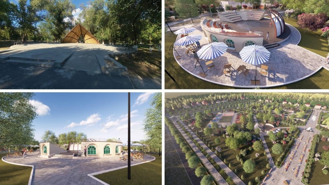 «Таза Қазақстан»: Үштөбедегі орталық саябақты жөндеу жұмыстары басталды