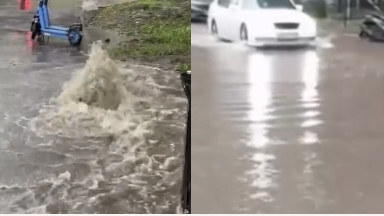 Толассыз жауыннан Алматының көшелері көл болды