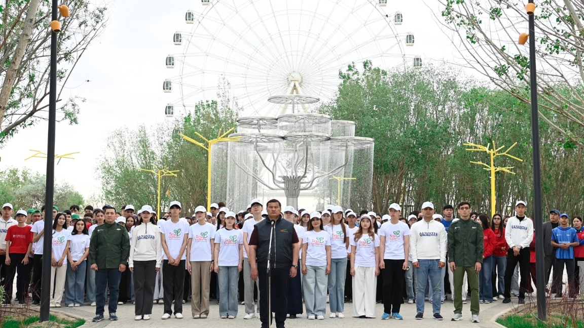Қызылордада экологиялық акция аясында 12 мыңнан астам ағаш отырғызылды